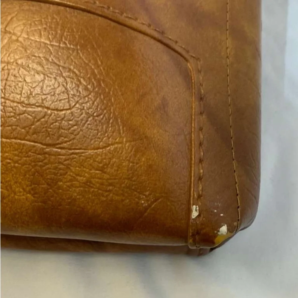 Vintage 1970’s American Tourister Extra Large Brown Clutch Document Laptop Bag